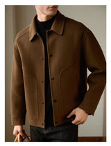 Double-sided Woolen Coat Men's - WOMONA.COM