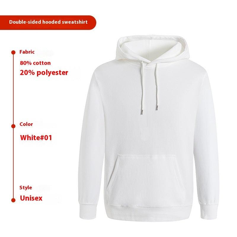 Solid Color Long Sleeve Loose Thin Hoodie Sweater - WOMONA.COM