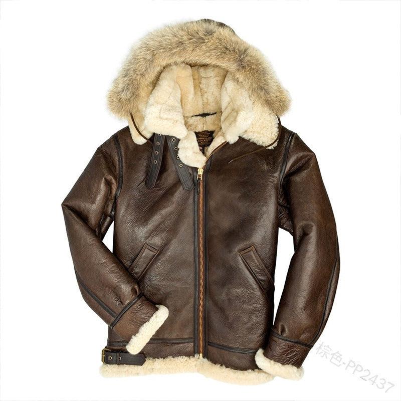 Fur Integrated Padded Jacket New Coat Men - WOMONA.COM