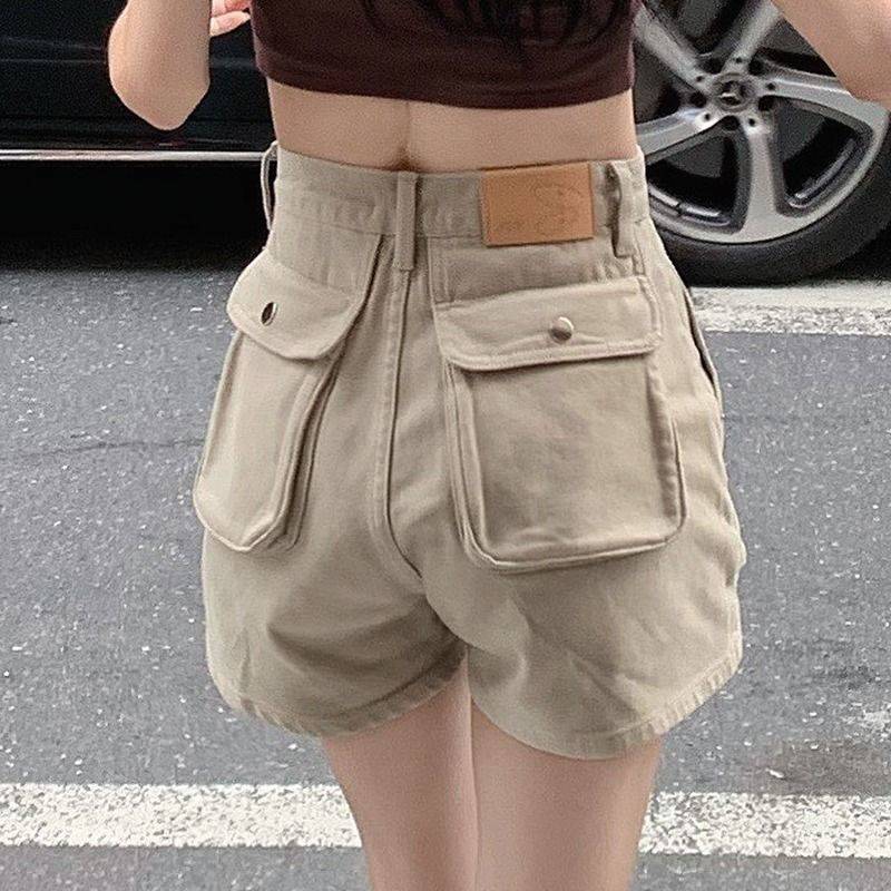 Summer Thin High Waist Slim Workwear Denim Shorts For Women - WOMONA.COM