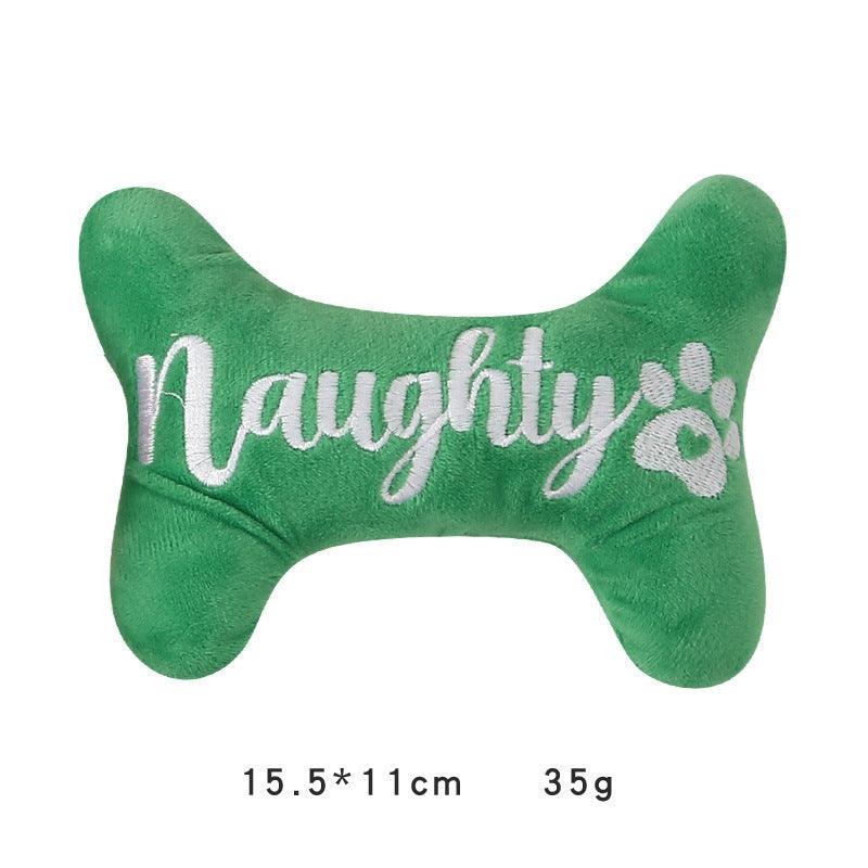 Christmas Dog Plush Sounding Puppy Toy Santa Claus Decorations - WOMONA.COM