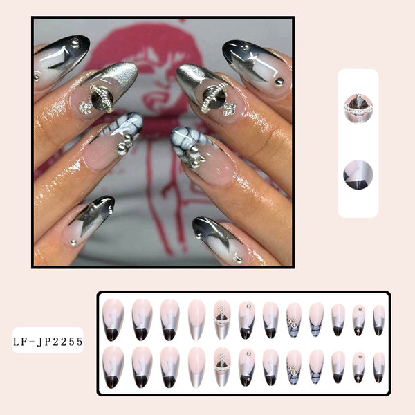 Queen Mother Rhinestone Nails Patch Nail Stickers - WOMONA.COM