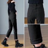 Plush Jeans For Women In Winter - WOMONA.COM