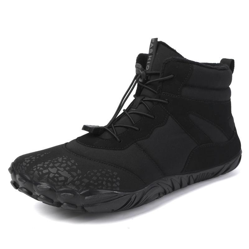 Cotton-padded Shoes Five-finger Snow Boots - WOMONA.COM