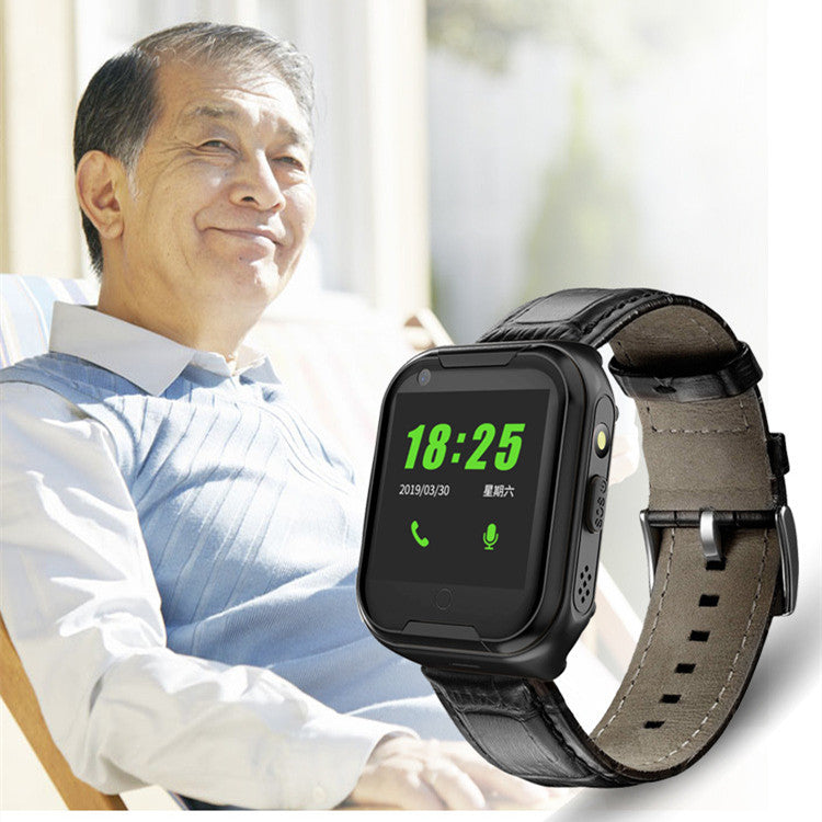 Elderly Smart Phone Watch Blood Pressure Fall Positioning - WOMONA.COM