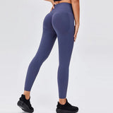 Seamless Leggings Yoga Pants Tummy Control Workout Running Yoga - WOMONA.COM