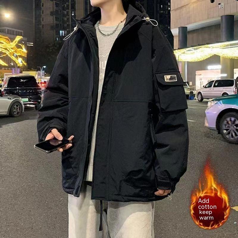 Plus Size Cotton Coat Men's Winter - WOMONA.COM