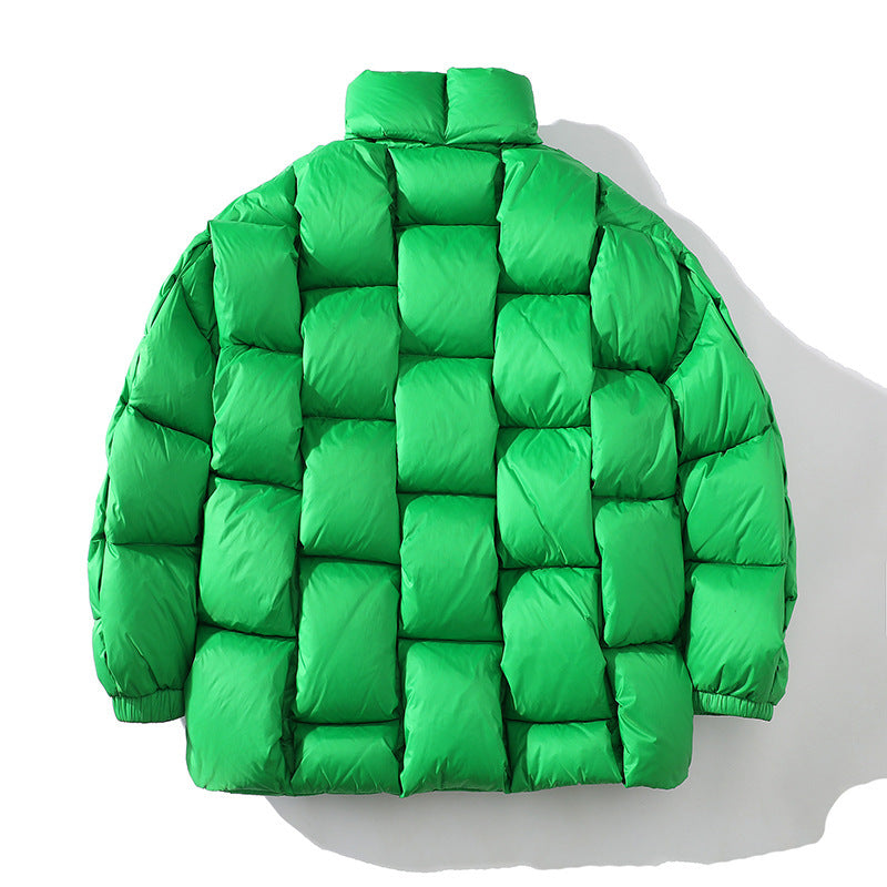 Men's Down Jacket Fashion Woven Style - WOMONA.COM