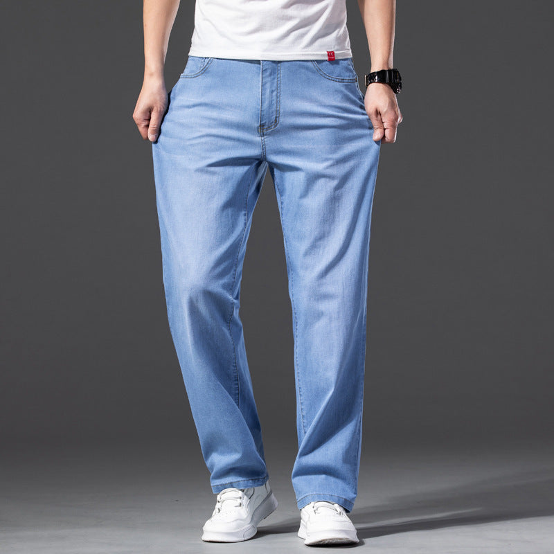 Loose Oversized Jeans For Men With Stretch - WOMONA.COM