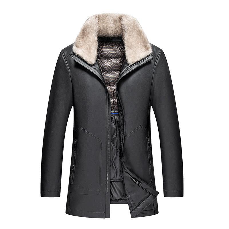 Haining Genuine Leather Clothes Men's - WOMONA.COM