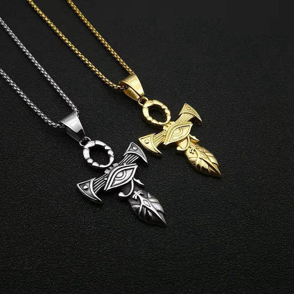 Cross Necklace Stainless Steel Pendant Necklace - WOMONA.COM