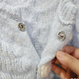 Cardigan Lazy Knit Sweater Loose Round Neck Top Coat - WOMONA.COM