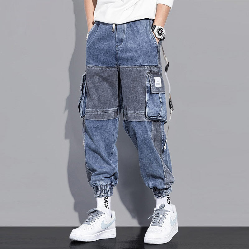 Workwear Jeans Men Fall Loose Hip-hop - WOMONA.COM
