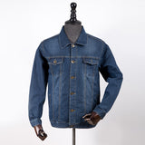 Black Denim Jacket Men's Jacket - WOMONA.COM