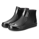 Men Short Tube Labor Protection Rain Boots - WOMONA.COM