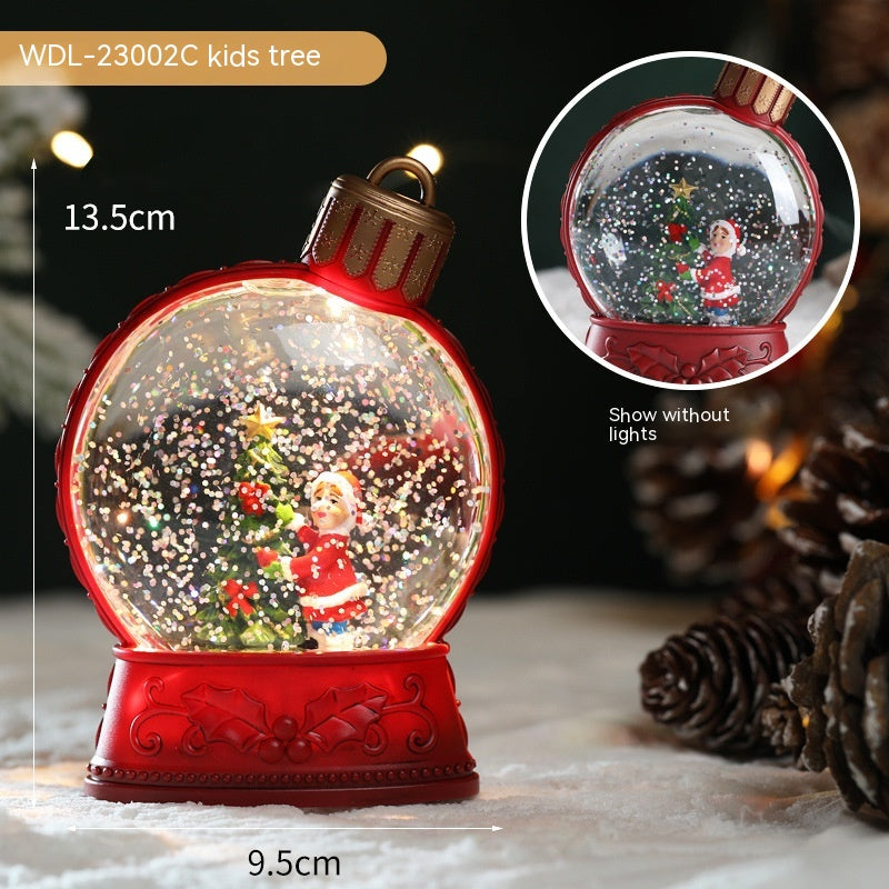 Christmas Holiday Decorations Luminous Simulation Flat Light - WOMONA.COM