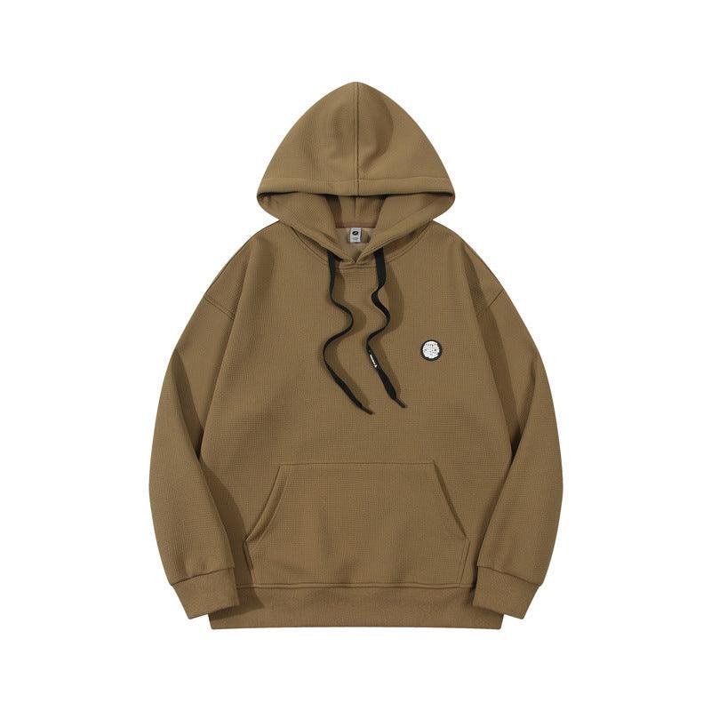 New Waffle Hooded Men's Thick Casual Top - WOMONA.COM