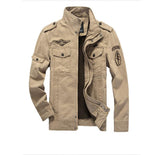 Men's Jacket Military Cargo Plus-size Casual Coat - WOMONA.COM