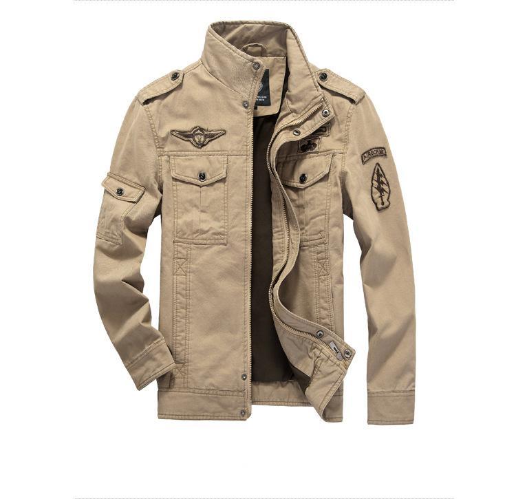 Men's Jacket Military Cargo Plus-size Casual Coat - WOMONA.COM