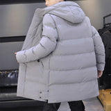 Long Hooded Jacket Men Winter Warm Windproof Coat - WOMONA.COM