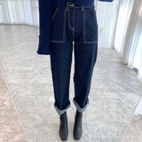 Wide Leg Design Jeans Trousers For Women - WOMONA.COM