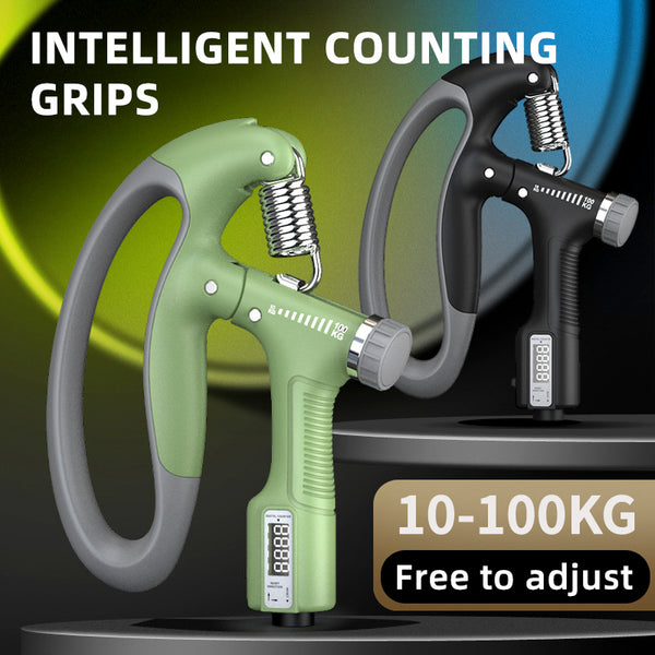 Smart Counting Grip 10-100KG Grip Free Adjustment Professional Hand Training - WOMONA.COM