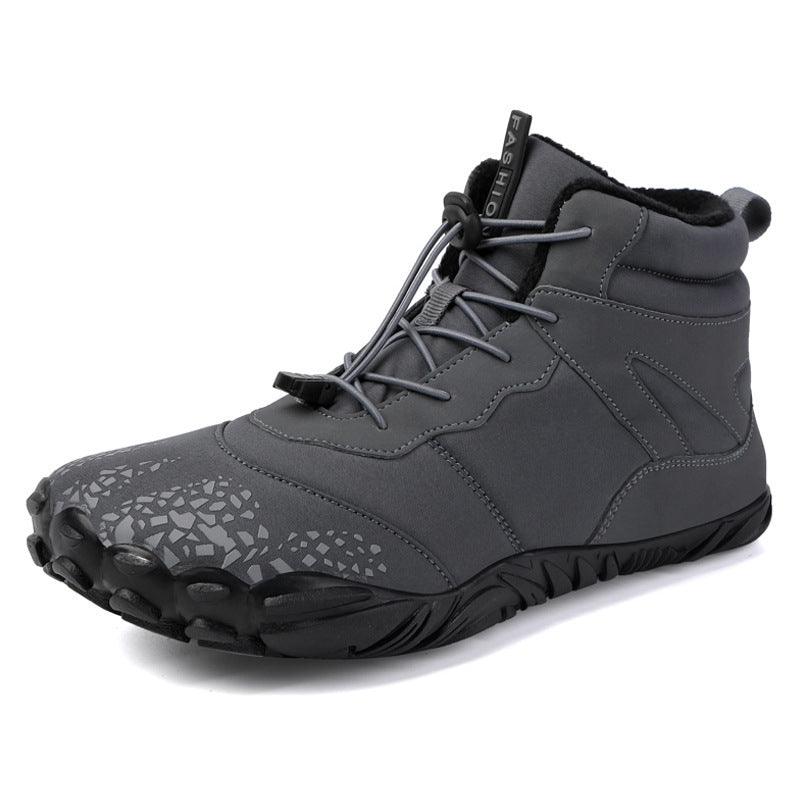 Cotton-padded Shoes Five-finger Snow Boots - WOMONA.COM