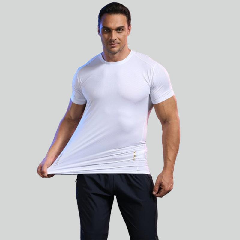 Quick-drying Breathable Sports T-shirt Men - WOMONA.COM