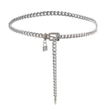 Metal Waist Chain Padlock Pendant Versatile Jeans - WOMONA.COM