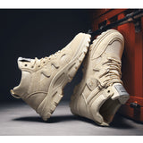 Fall Winter Men High Top Boots Thick Bottom Retro - WOMONA.COM