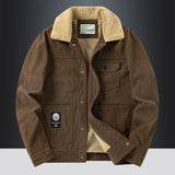 Corduroy Coat Men's Winter Thickening