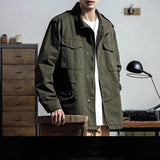 American Heavy Industry Vintage Overalls Jacket Men