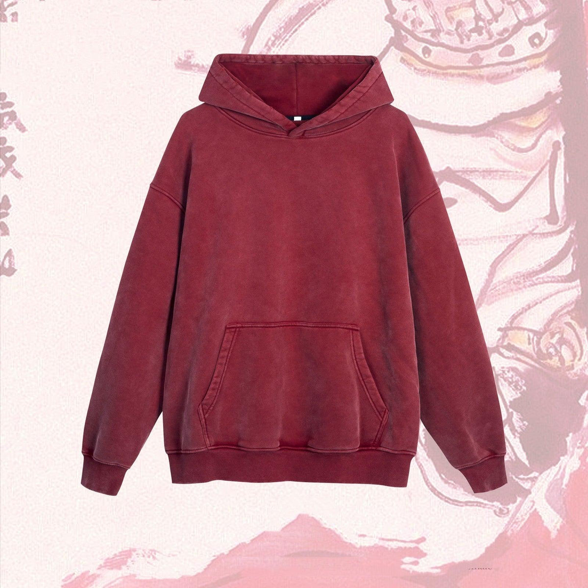 Velvet Padded Hooded Sweatshirt Male - WOMONA.COM
