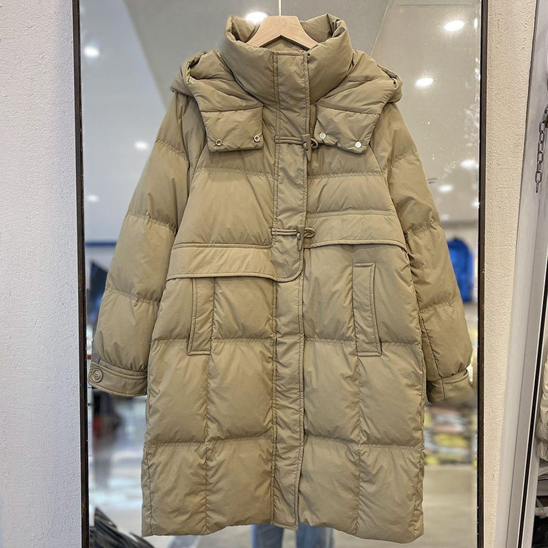 Off-season Hooded Down Jacket Women's