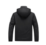 Outdoor Men's Plus Fleece Warm Cotton Jacket - WOMONA.COM