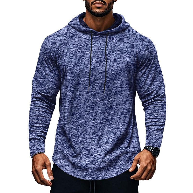 Men's Plus Size Loose Long-sleeved Hooded Sweater - WOMONA.COM