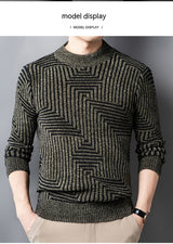 Half-high Collar Chenille Warm Sweater - WOMONA.COM