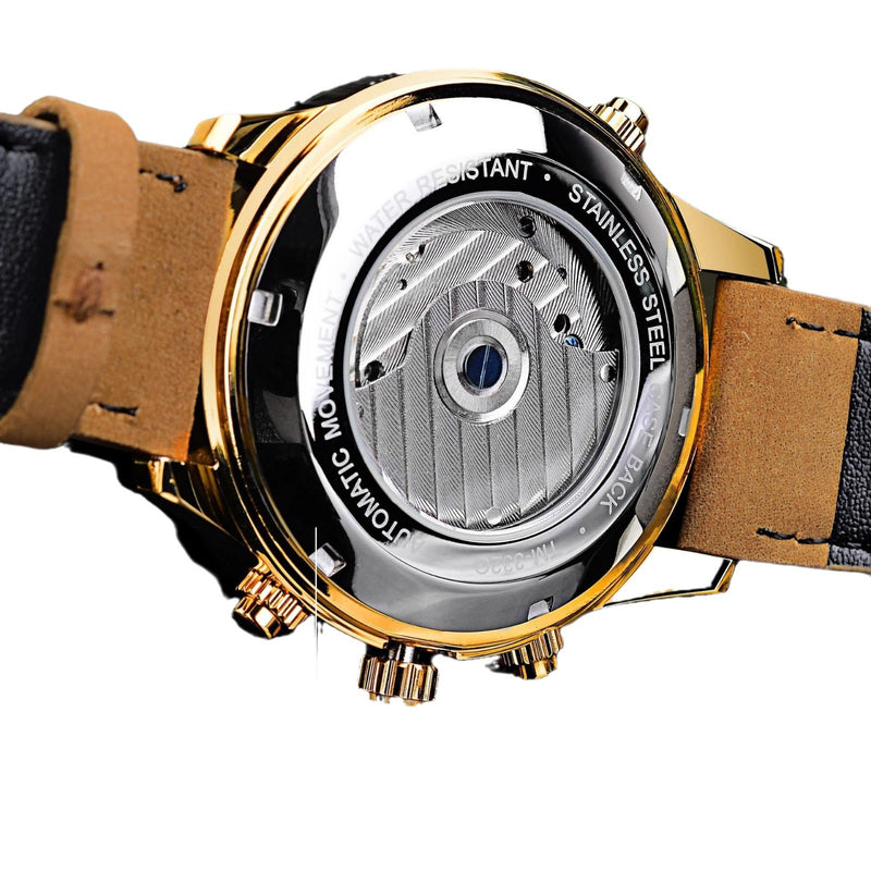 Men's Stylish And Versatile Automatic Mechanical Watch Waterproof - WOMONA.COM