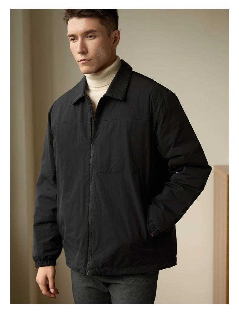 Men's Business Leisure Commute Thick Warm Jacket Coat - WOMONA.COM