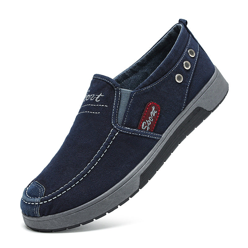 Old Beijing Cloth Shoes Soft Soles Men - WOMONA.COM