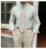 Retro Breathable Non-ironing Elegant Shirt For Men