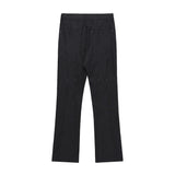 Rivet Slightly Flared Casual Men High Street Suit Pants - WOMONA.COM