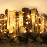 Beads Ins Room Decoration Christmas Lights Star Copper Wire String Lights - WOMONA.COM