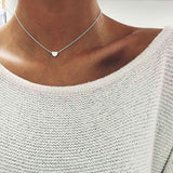 Clavicle Chains Necklace Women Jewelry Valentines Day Gift - WOMONA.COM