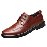 Zapatos de cuero para hombre, para otoño, para negocios, formales, transpirables, informales