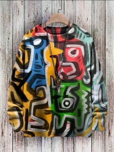 Wool-like Knitted Color Dopamine Sweater - WOMONA.COM