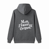 Neuer Hoodie für Männer und Frauen, gebürsteter Hoody mit Buchstabendruck