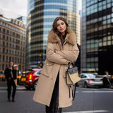 Parka Women's Overknee Long Cotton Coat Jacket