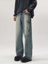 American-style Distressed Fashion Brand Jeans Men - WOMONA.COM