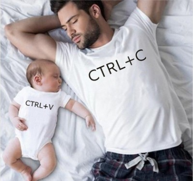 New Family Parent-child T-shirts For Men And Women - WOMONA.COM